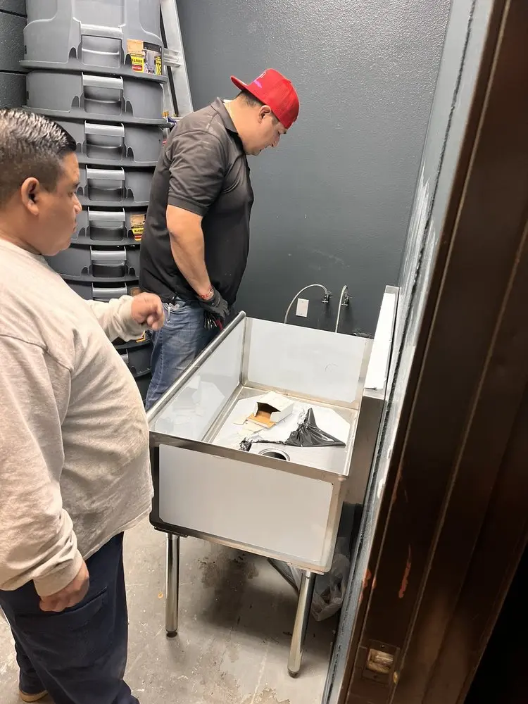 Commercial plumbing and sink installation in Eagleville